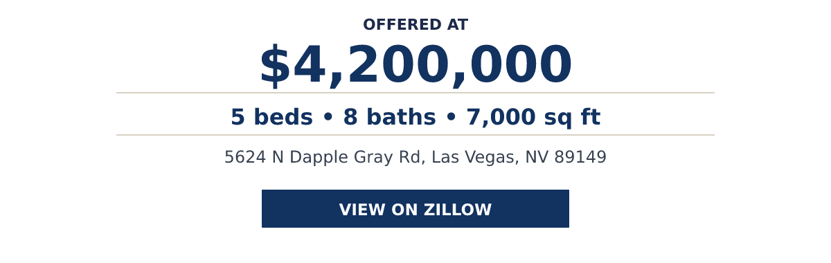 5624 N Dapple Gray Rd, Las Vegas, NV 89149 - 5 beds • 8 baths • 7,000 sq ft
