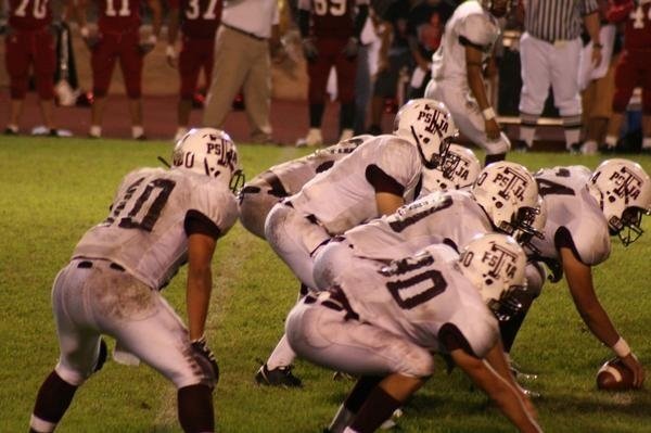 Friday night football under the lights.