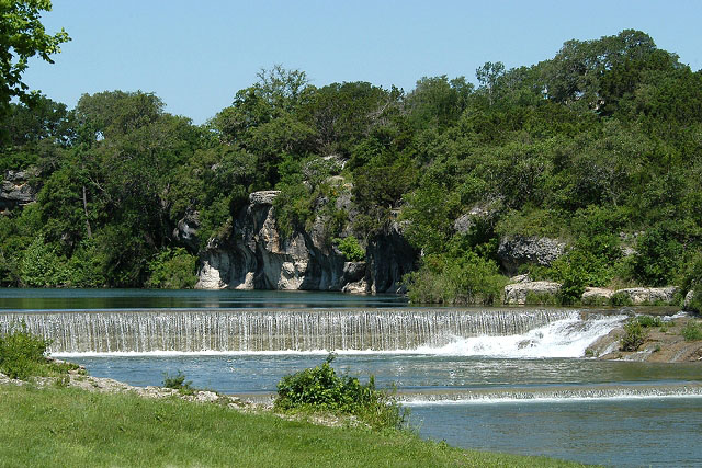 Blue Hole Park in Georgetown, Texas.
