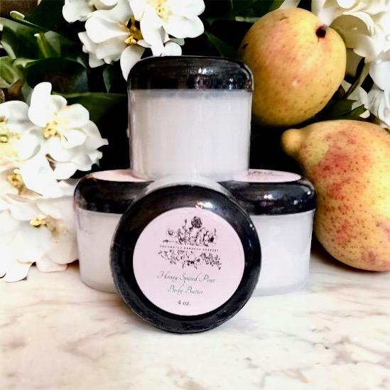 Handmade body butter from Enchanted Gardens Soapery